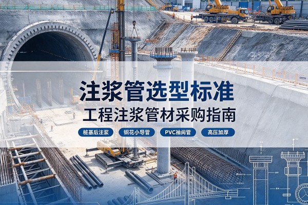 北辰区注浆管选型标准